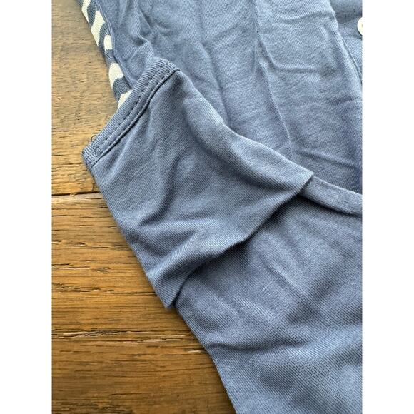 Moon + Beck Bamboo Sustainable Bundle The Newborn Gown Blue Tee NWT - Picture 6 of 9